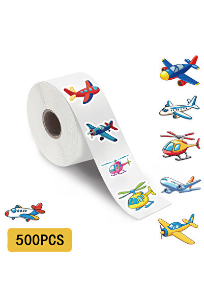 Choice 500 قطعة من ملصقات الطائرات اللاصقة الملفوفة، بتصميمات مستوحاة من حقبة...