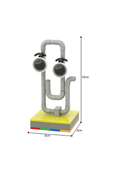 Choice 89pcs Buildmoc Creative Microsofteds Office 97 Clippy Action Figures 8...