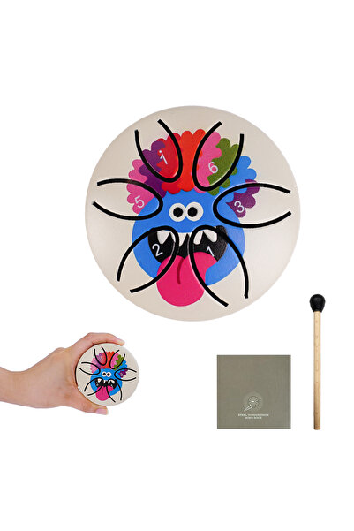 Choice طبلة هاندبان صغيرة من سمايل دوزلي، 3 بوصات، 6 نغمات، طبلة شاكرا ذات لس...