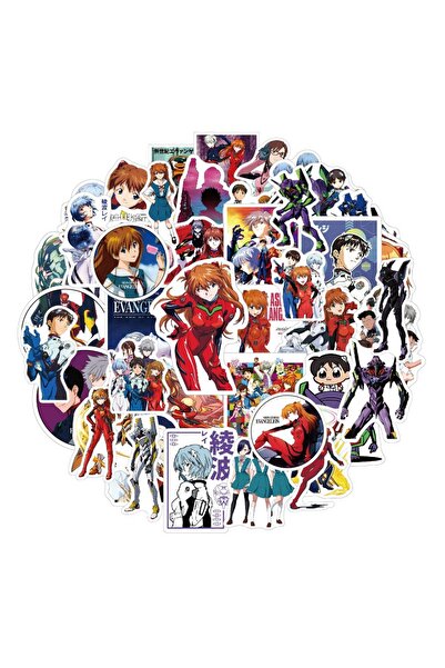 Choice QT-250 50 قطعة ملصقات رسوم متحركة من سلسلة نيون جينيسيس إيفانجيليون، م...