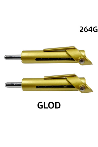 Choice دبوس تثبيت ذهبي من سبائك الألومنيوم، 9.5 مم - قطعتان! دبوس اختيار سريع...