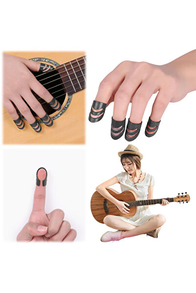 ALLOYSEED 8Pcs Alaska Picks Plectrums S M L XL Stringed Instrument Finger Pic...