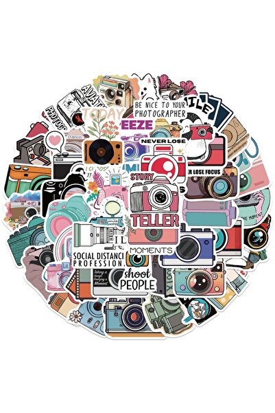 Choice ٥٠ قطعة من ملصقات الكاميرات والمصورين، ملصقات جمالية يمكنك صنعها بنفسك...