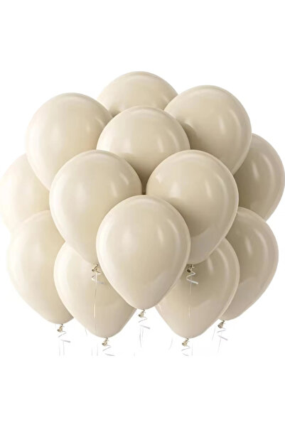 Choice 30 قطعة بالون لاتكس أبيض رملي مقاس 10 بوصات، بالونات خضراء مقاس 5/10/1...