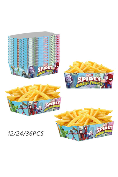 Choice1 MINISO 12pcs 13.9x7.8x4.3cm Snack trays Spidey and His Amazing Friend...