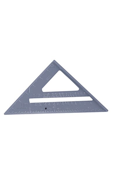 Choice silver Triangle Rule 90 Degree Thickening Angle Rule Aluminum Alloy Ca...
