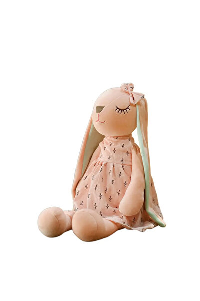 Choice دمية أرنب وردية لطيفة بطول 35 سم (14 بوصة) من Soothing Rabbit Doll، دم...