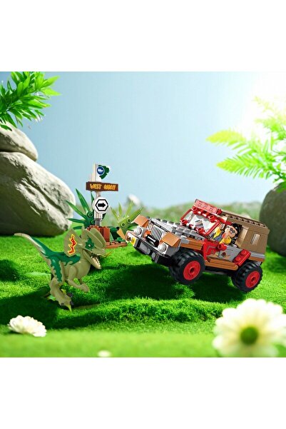 Choice 211PCS 1 Minifigures Compatible MOC Sets Dinosaur Park Series Building...