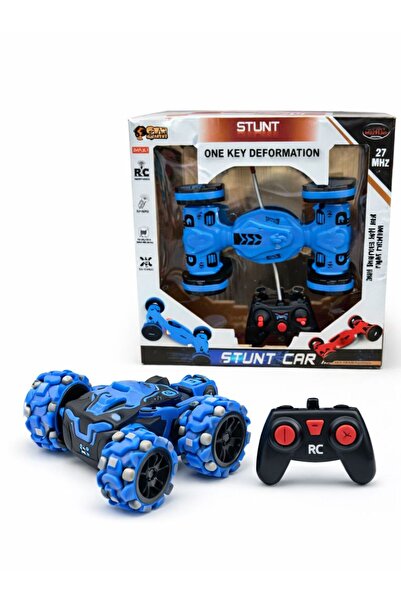NASYONEL TOYS Uzaktan Kumandalı Stunt Araba | One Key Deformation 360° Akroba...