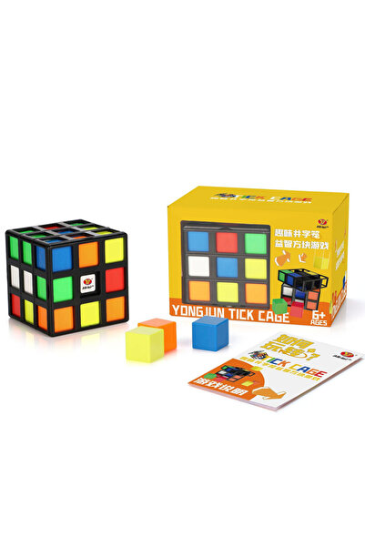 Choice مكعب YJ Tick Cage Cube الأسود ألعاب ممتعة مكعب سحري 3x3 مكعب Magico Tw...