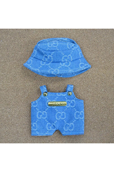 Choice 15-17cm doll use light blue 1 Clothes Only]17cm Labubu Sitting Party O...