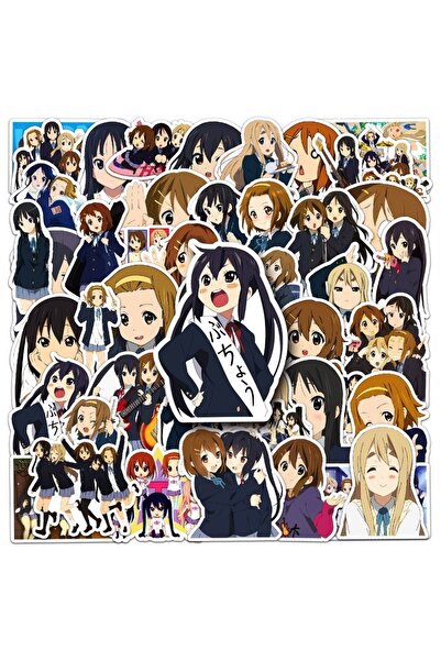 Choice ملصقات أنمي K-ON! للأطفال (QT-314) - 50 قطعة - لتزيين دفاتر القصاصات، ...