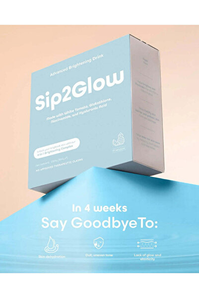 sip2glow مشروب سيب تو جلو المتطور لتفتيح البشرة