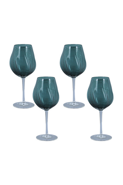 Lucky Art Florence 4Lu Cam Kadeh Seti Mavi