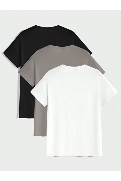 Gollinger 3'lü Unisex Oversize T-shirt