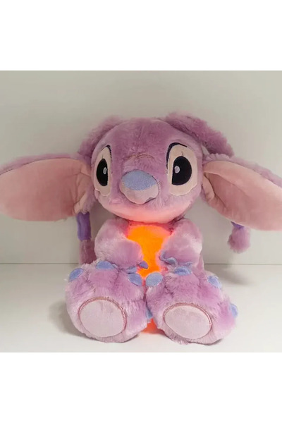 Choice دمية بيج ستيتش الجديدة الوردية الجديدة للتنفس والنوم، دمية قطيفة مهدئة...