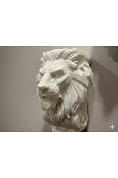 EsmaHome Aslan Büstü Ev Ofis Duvar Süslemesi Dekoratif