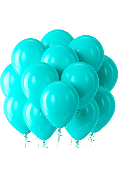 Choice 30 قطعة بالون لاتكس أزرق مخضر مقاس 10 بوصات، بالونات خضراء مقاس 5/10/1...