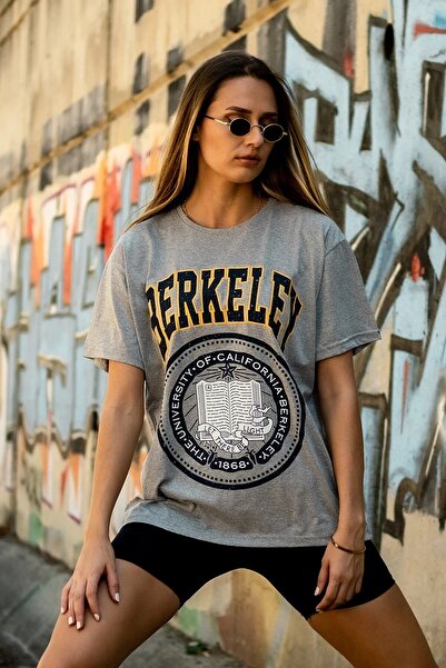 EYAX MODA TRICOU UNISEX CU IMPRIMEU BERKELEY Compania EYAXD Sportwear