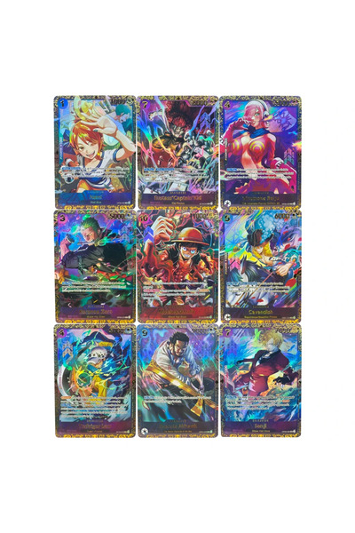 Choice9 بطاقات مجموعة ون بيس من بانداي، 9-10 قطع، بطاقات أبطال الحدث، مونكي د...