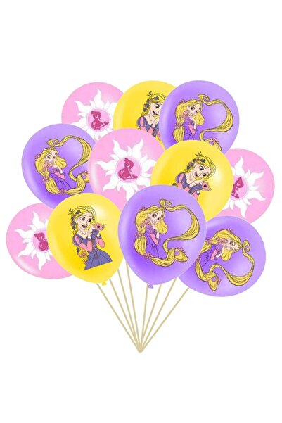 Choice ١٢ قطعة بالون لاتكس رابونزيل الأميرة مقاس ١٢ بوصة، هدية مثالية لتزيين ...