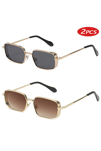 Choice 2pcs z02 Hiking Camping 2pcs Trendy Ins Popular Metal Small Rectangle ...