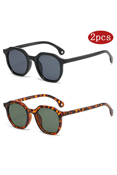 Choice قطعتان من نظارات المشي لمسافات طويلة Z06A، نصف طقم، نظارات شمسية دائري...