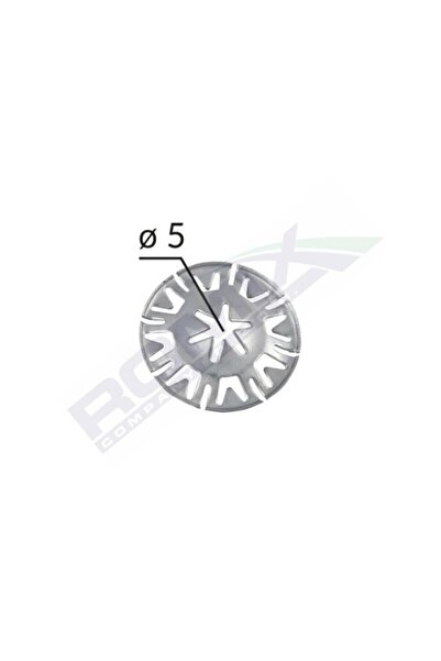 ROMİX Фиксиращи скоби за защита на двигателя за VW Audi 5 мм комплект от 10 ч...