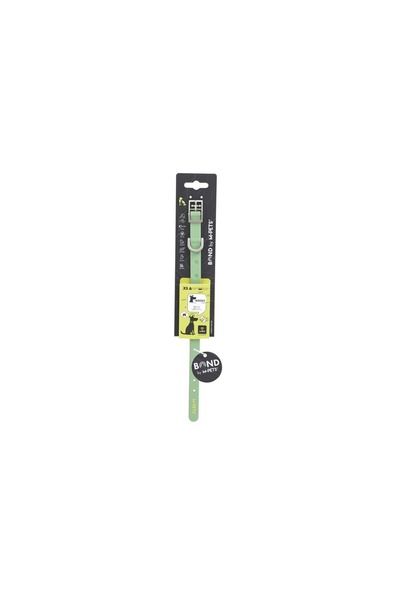 M-PETS BOND NFC CİPLİ SİLİKON BOYUN TASMASI (XS) GREEN