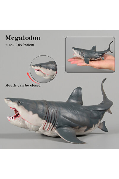 Choice Three headed shark Savage Marine Megalodon Shark Action Figure - Class...