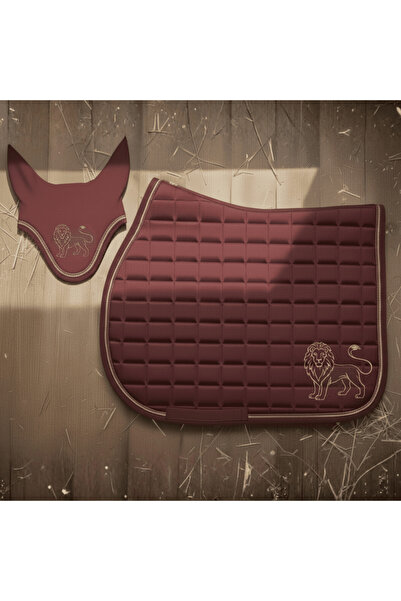 ATEX BİNİCİLİK Aslan Burcu Temalı Eyer Altı ve Kulaklık Seti ♌