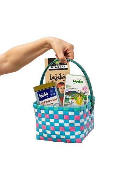 LAZİKA Tek Kişilik Çay Seti-Siyah Çay (400G), English Breakfast Siyah Çay, Se...