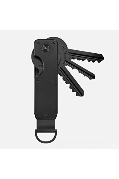 Choice black 2025 Aluminum Alloy Keychain Multifunctional Creative Key Storag...