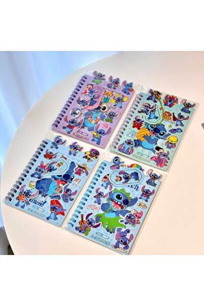 Choice دفتر يوميات ديزني ستيتش عشوائي، قطعة واحدة، مع قلادة، ملاك كرتوني لطيف...