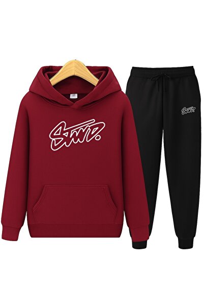 Flaubert Men's Printed Zas Oversized Sweatshirt - Sweatpants 2-Piece Set