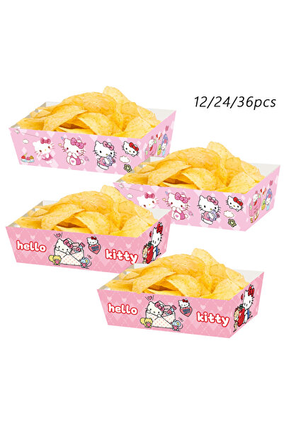 Choice MINISO 12pcs 12.2x8.5x4.5cm Snack trays 12/24/36pcs Hello Kitty Party ...
