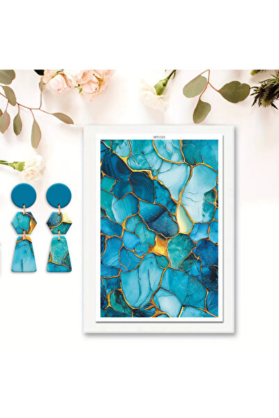 Choice 1 ورق نقل بنمط رخامي من حبر عباد الشمس، قابل للذوبان في الماء، ملصقات ...