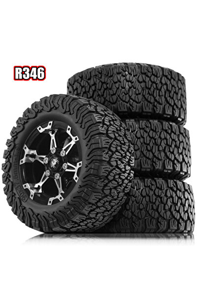 Choice 4 قطع من عجلات وإطارات Beadlock مقاس 1.9 بوصة، قطر خارجي 88 مم / 3.46 ...