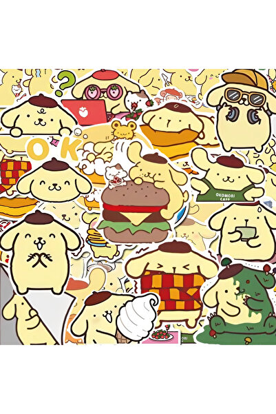 Choice3 100pcs 10/30/50/100pcs Funny Sanrio Pompom Purin Stickers Cute Anime ...