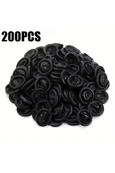 Choice 200 قطعة/400 قطعة أغطية أصابع سوداء مقاومة للغبار والانزلاق، متعددة ال...