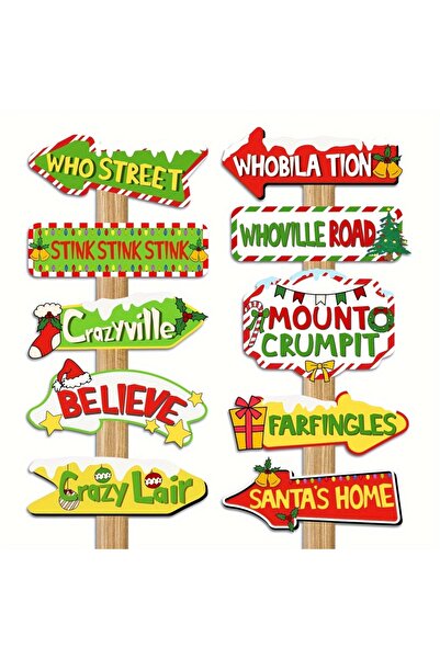 Choice Decorations Christmas Decorations,Whoville Welcome To Whovilve Welcome...