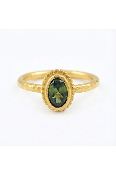 makeitbylove Sultan Peridot Antik Roma Stil Yüzük - Güç Sembolü El Yapımı Hediye