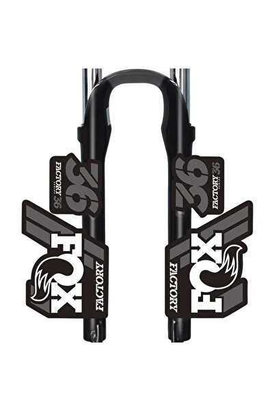 Choice ملصق شوكة دراجة هوائية أبيض رمادي رقم 36 للدراجات الجبلية ودراجات الطر...