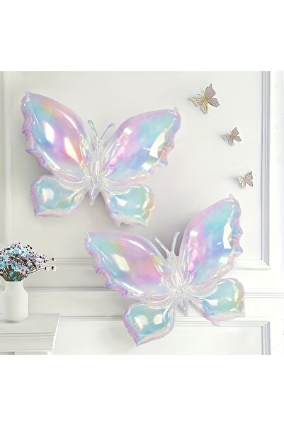 Choice other 2pcs 2pcs Gradient Transparent Butterfly Aluminum Film Balloons ...