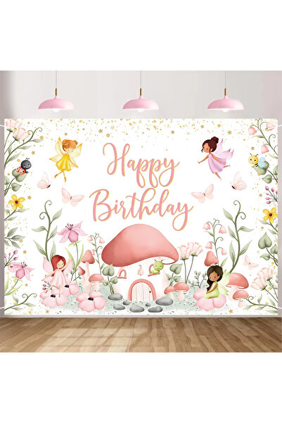 Choice Fairy Fairy Birthday Backdrop Elf Mushroom Fairy Birthday Party Decora...