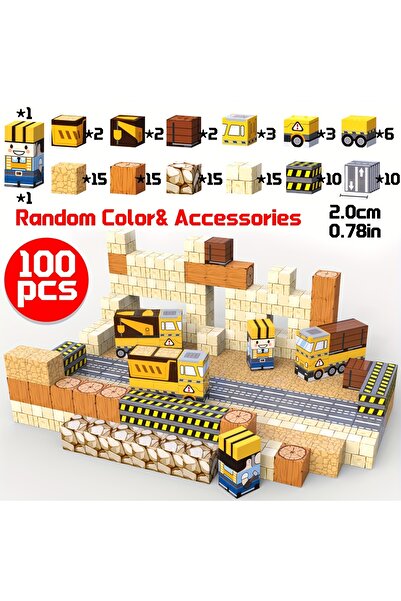 Choice Small Size-100pcs Magnetic Building Blocks Set, Educational Toy, Magne...