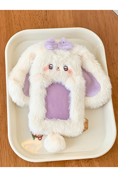 Choice D 1PCS Plush Photocard Holder Cute Cartoon Animal Design Soft ID Prote...