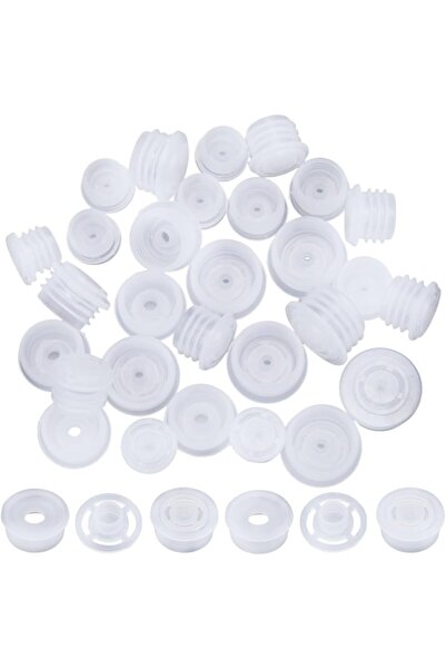 Choice AECH08-07724 50Pcs 3/4 Inch Salt and Pepper Shaker Stoppers Dustproof ...