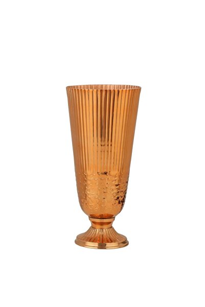 Vitale Copper Striped Flower Pot Small 16*36 cm Ak.Ir0151