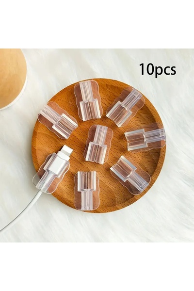Choice Transparent 10pcs Clear Charging Cable Sleeves, Anti-Breakage Protecto...
